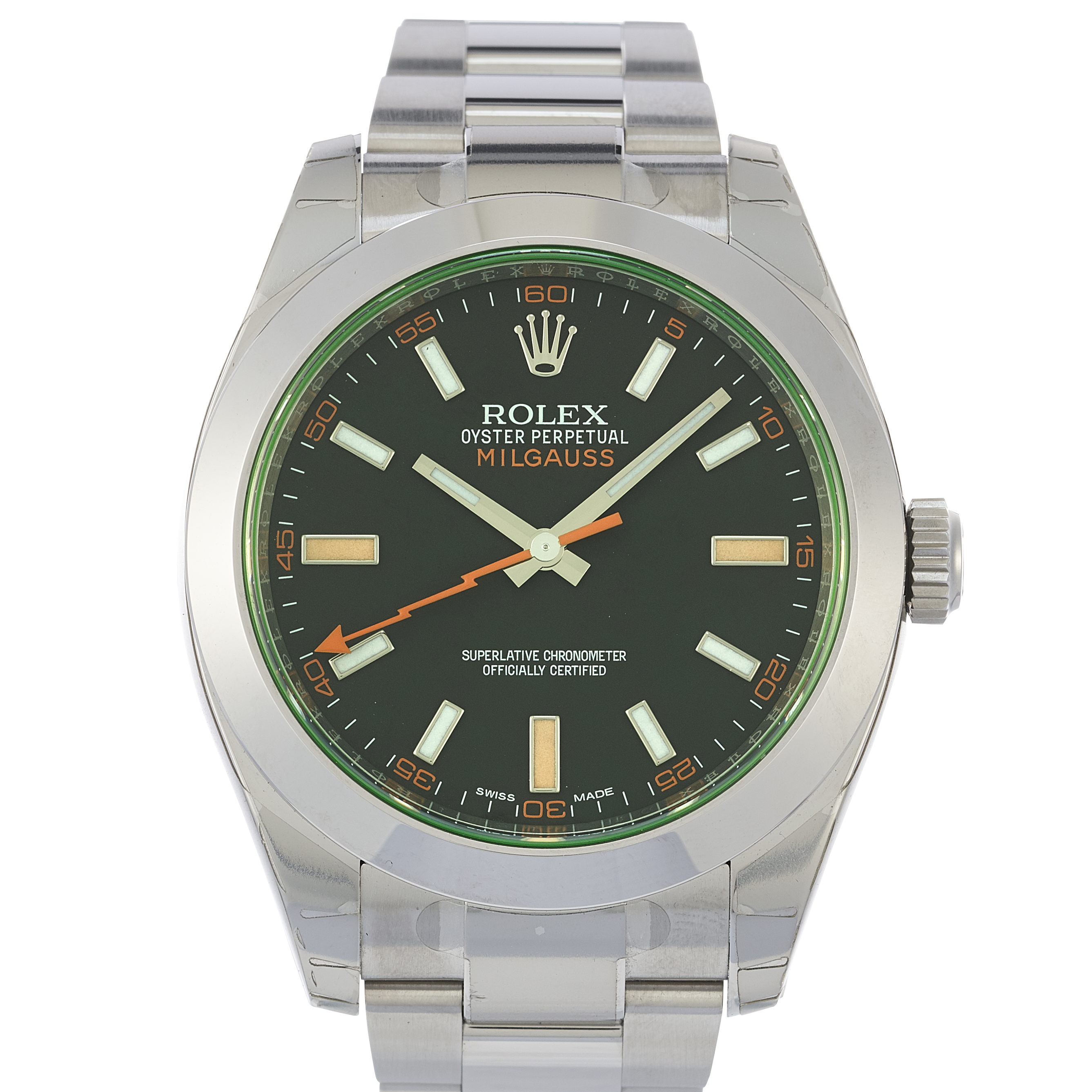 Rolex Milgauss 116400GV in Stainless Steel CHRONEXT