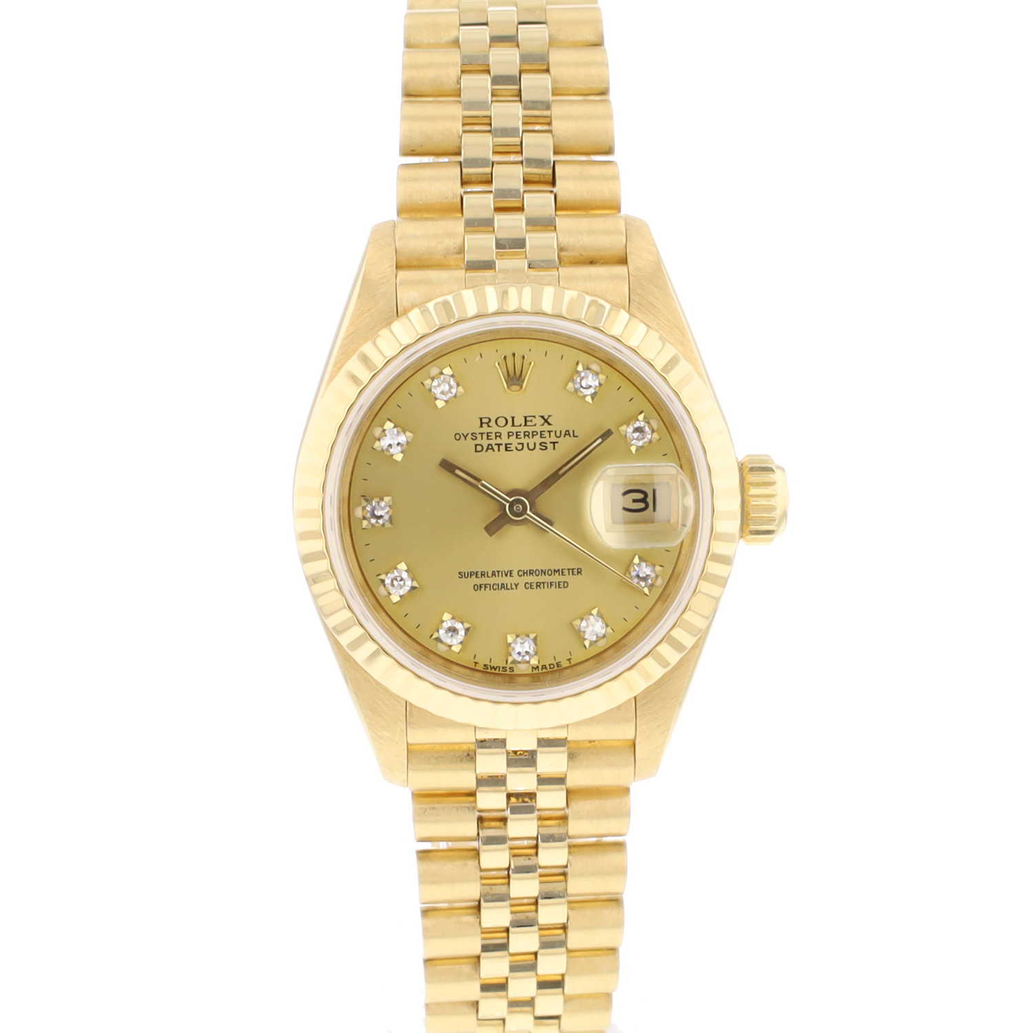 ROLEX DATEJUST 69178 2コマ Rolex Ladies Datejust 69178 Chevrolet Diamond Jubilee Award