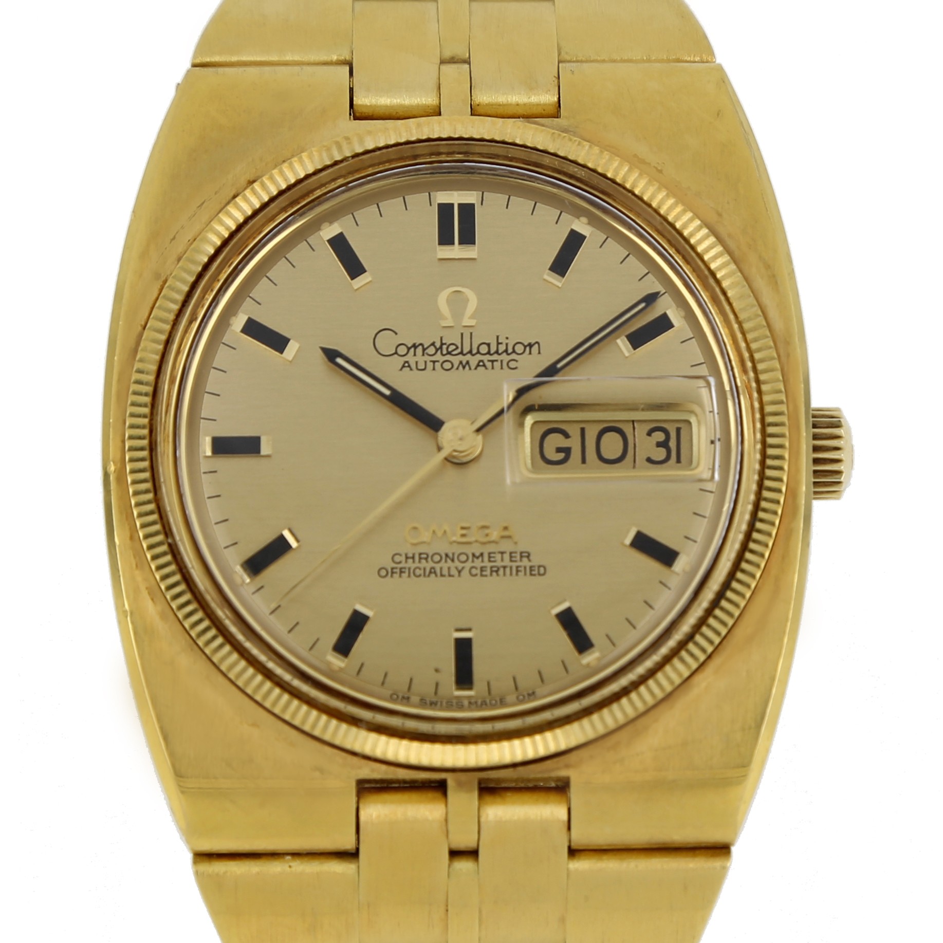 OMEGA Constellation ゴールド文字盤 V00301011_1.jpg