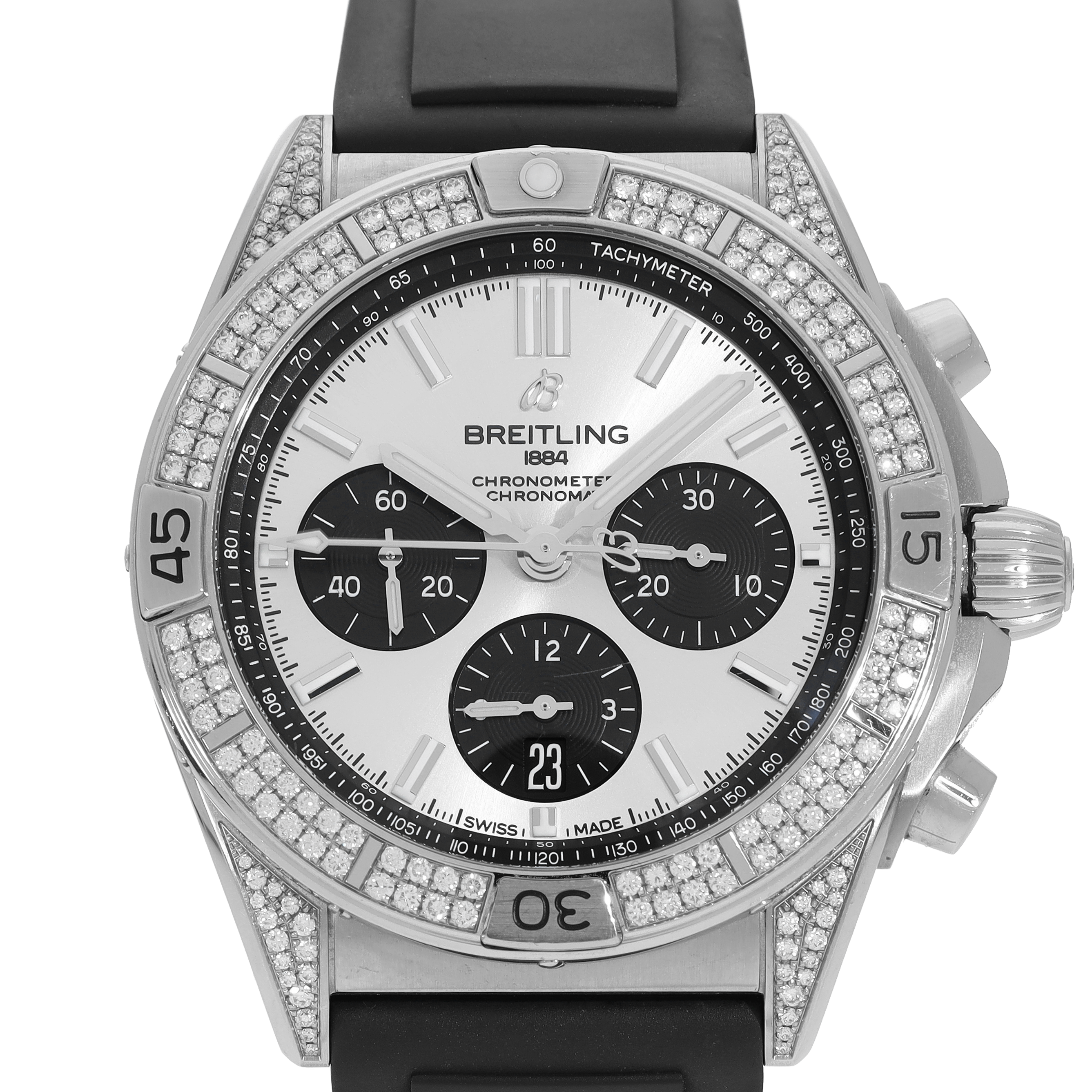 Mens Endurance - Orologio Con Quadrante Azzurro Da 47mm Con Parte Superiore Del Cinturino In Pelle