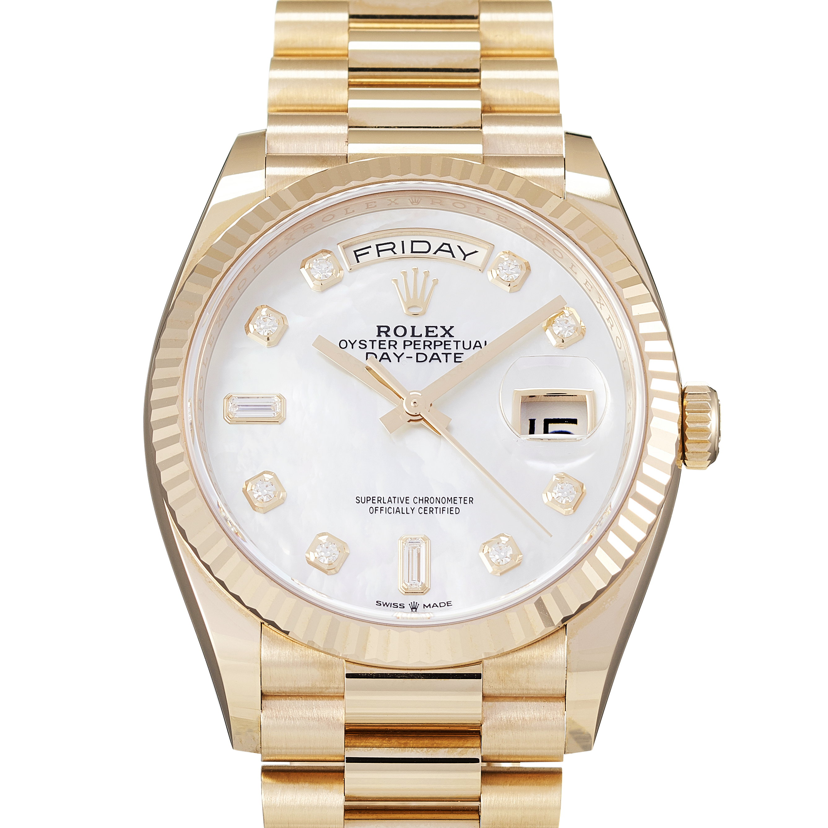 Rolex Day-Date 128238 in Geelgoud | CHRONEXT