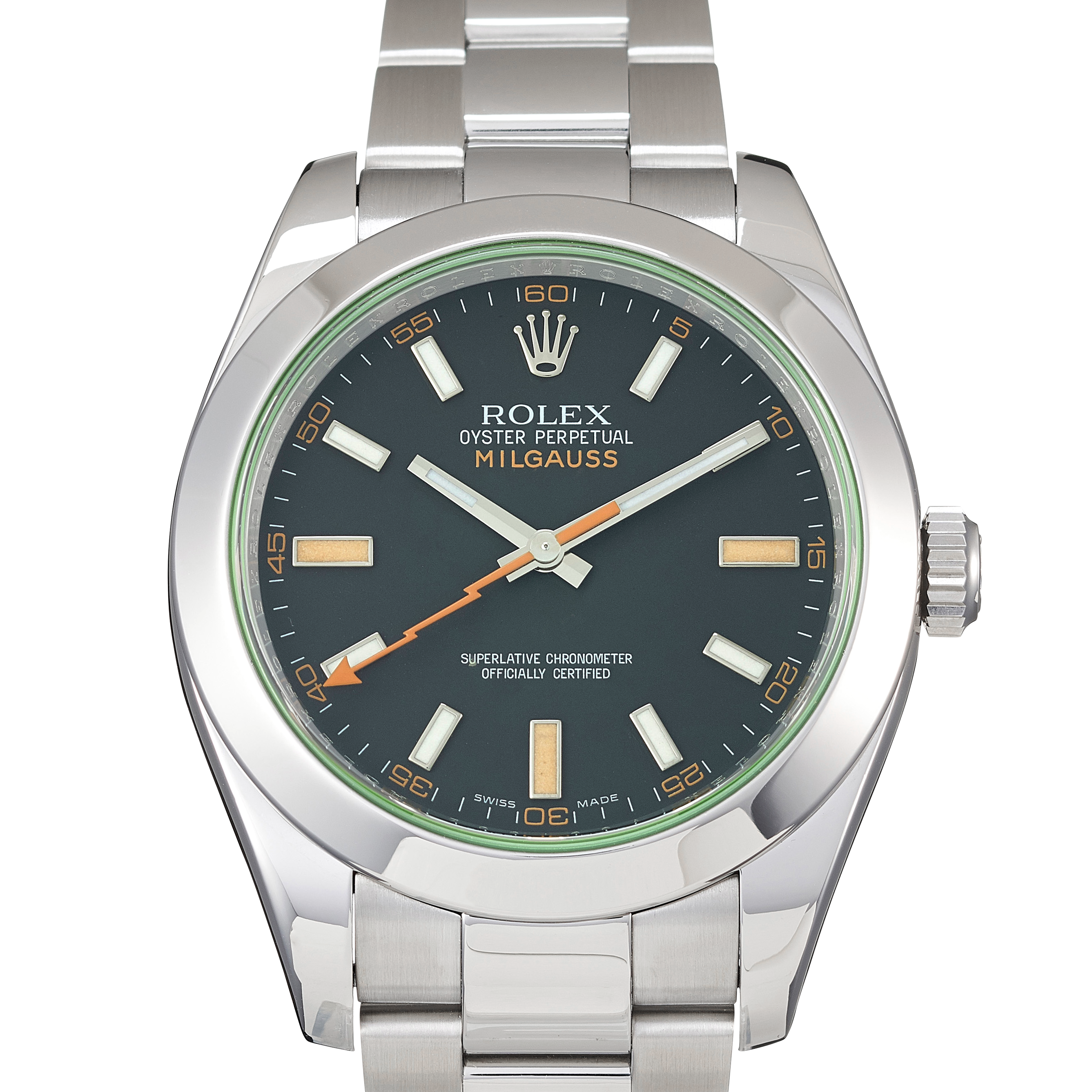 rolex milgauss case back