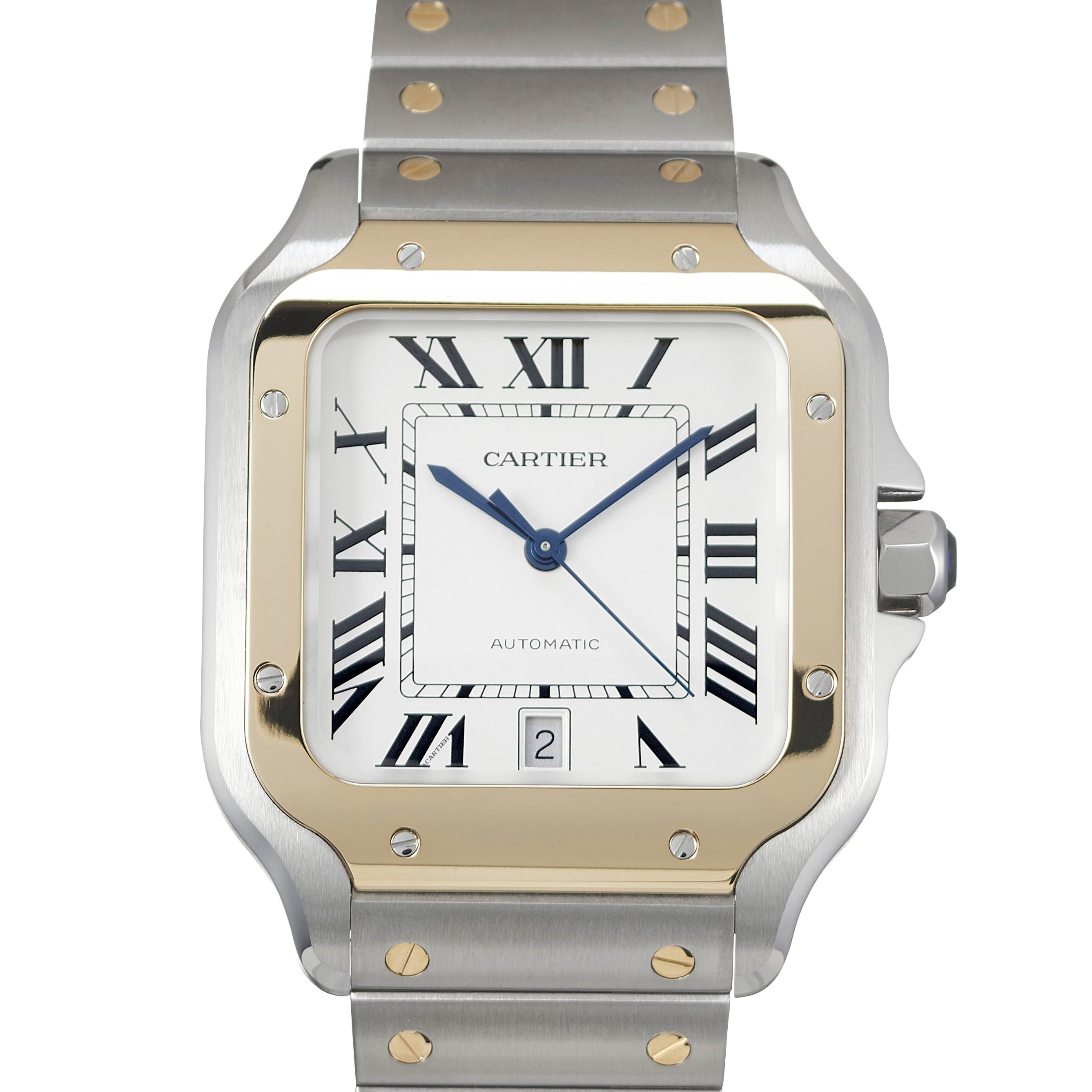 cartier santos quartz watch price