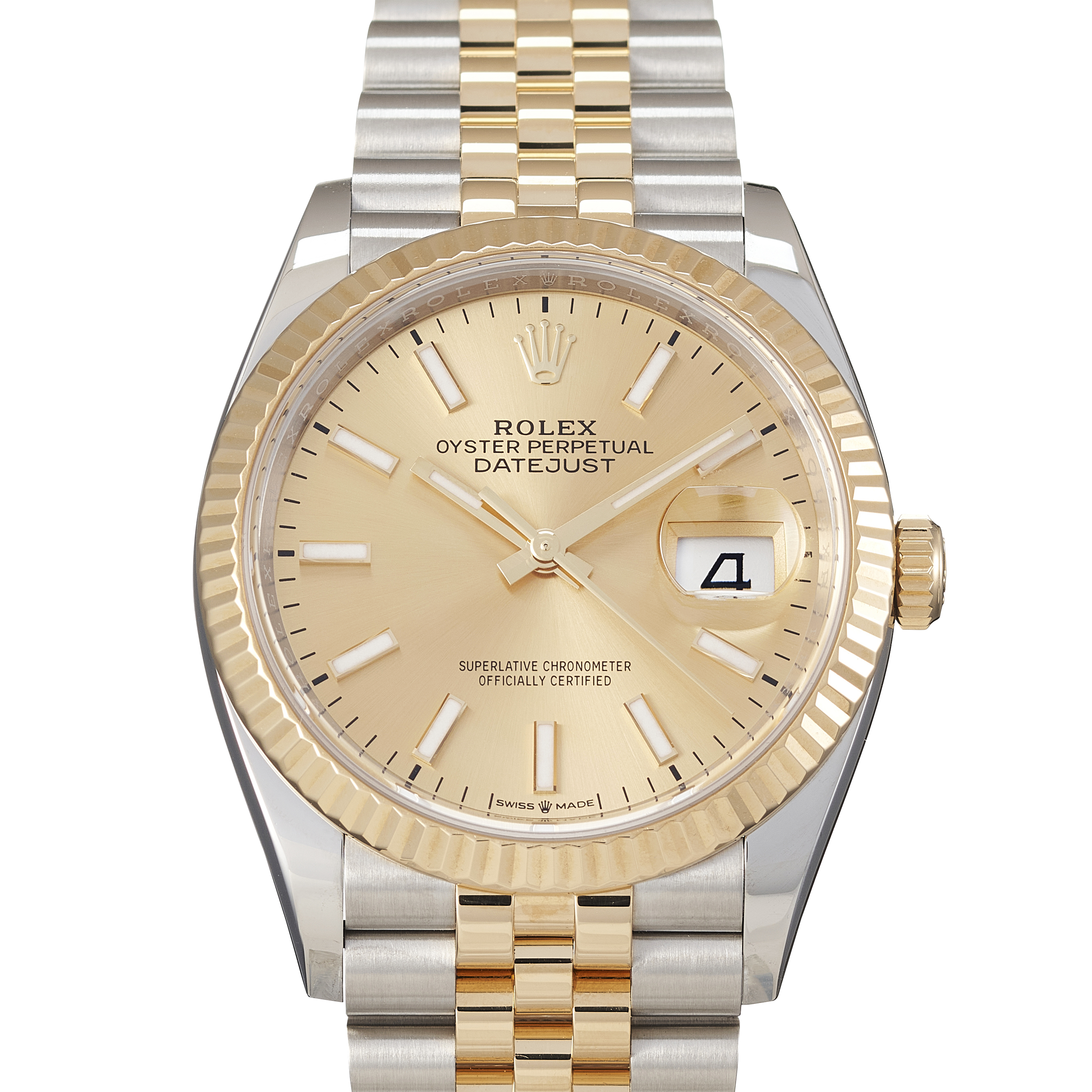 【希少】ROLEX × CUTTER & BUCK プルオーバー ベージュ Rolex Datejust 126233 in Stainless Steel Yellow Gold | CHRONEXT