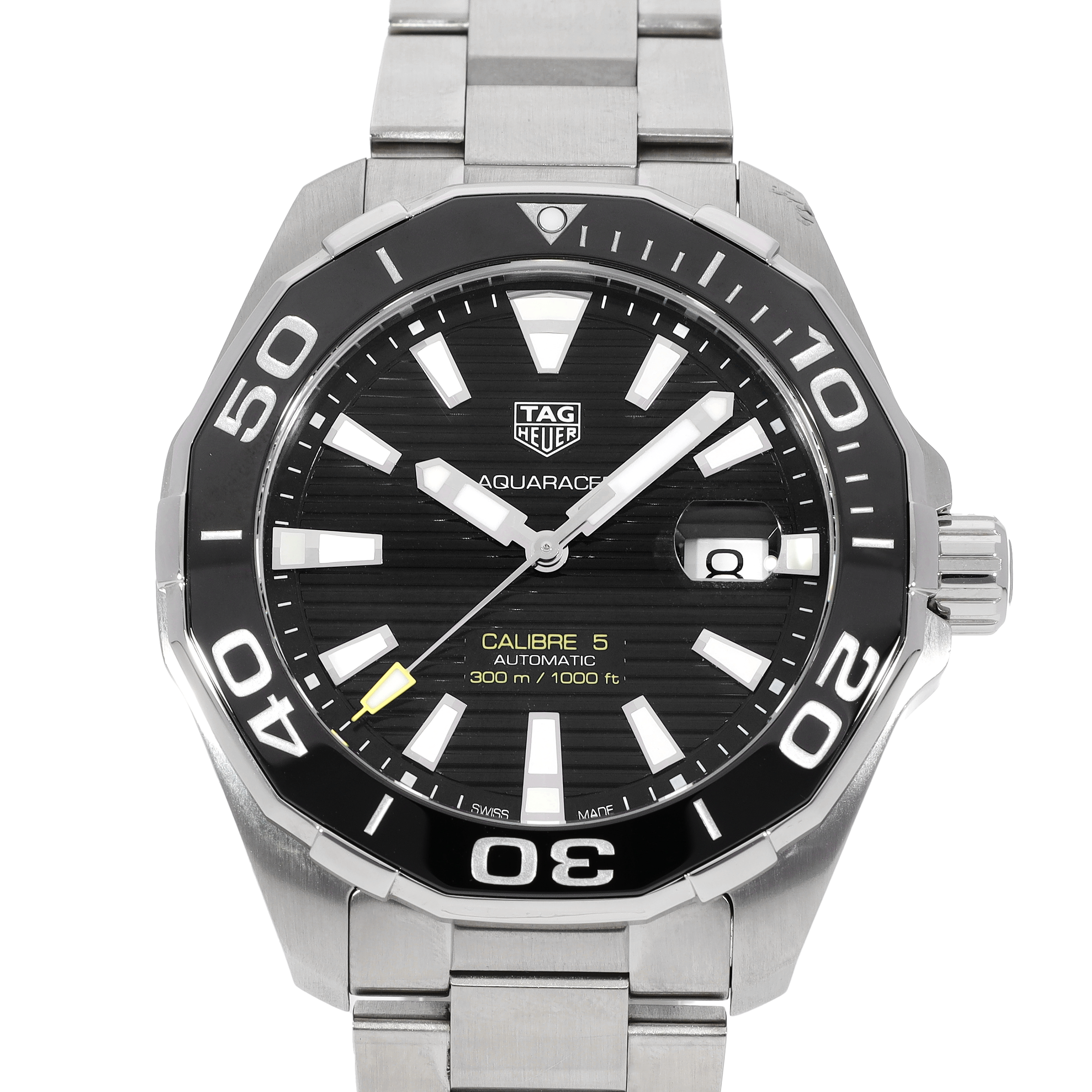 Tag Heuer Aquaracer WAY201A.BA0927 in Stainless Steel | CHRONEXT