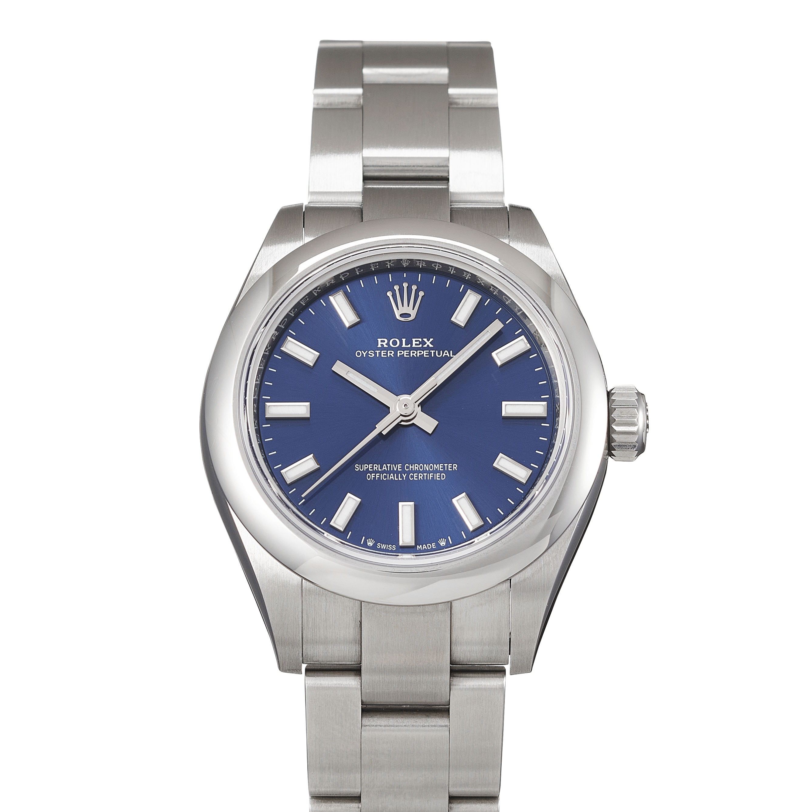 rolex perpetual oyster blue