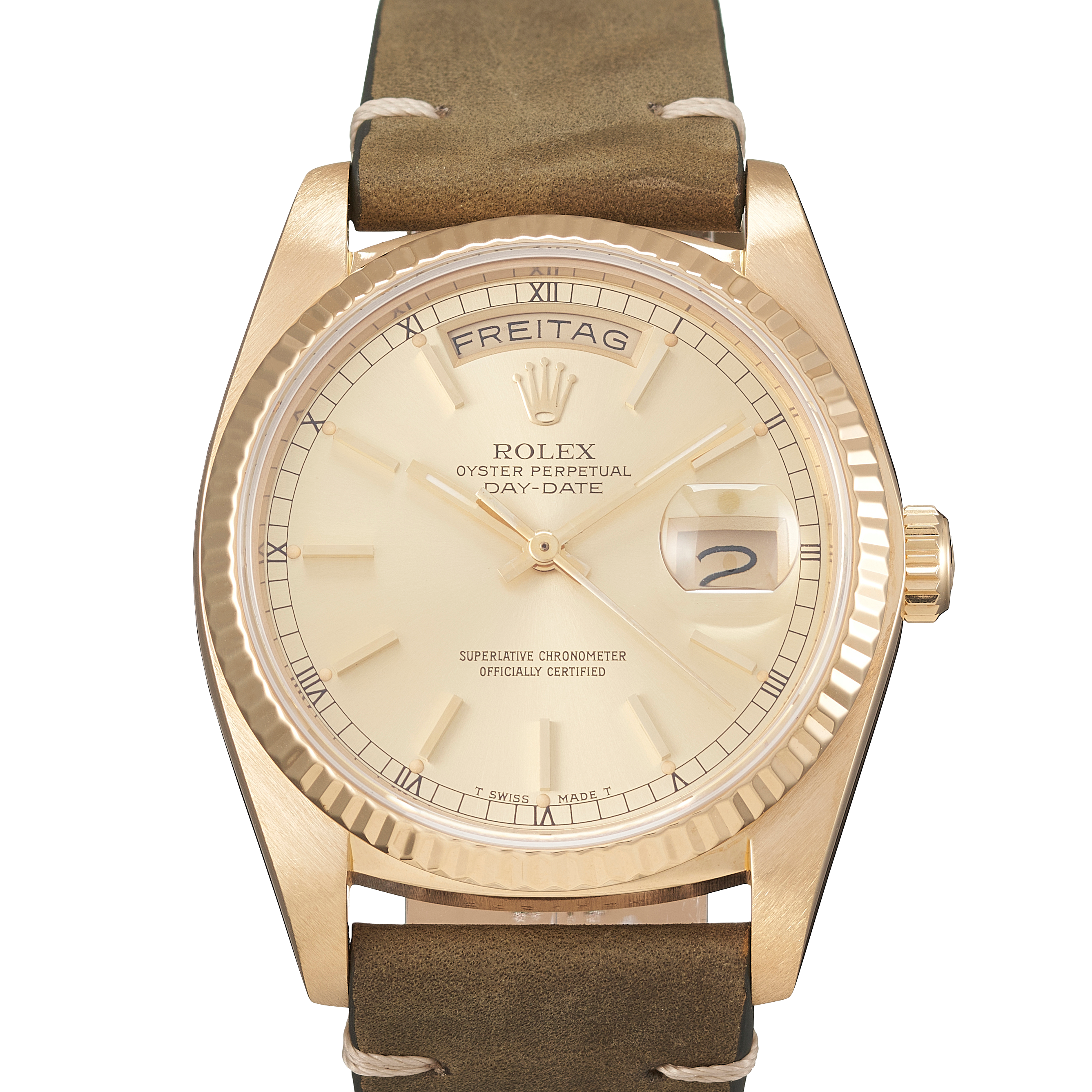 Rolex Day-Date 18038 in Yellow Gold | CHRONEXT
