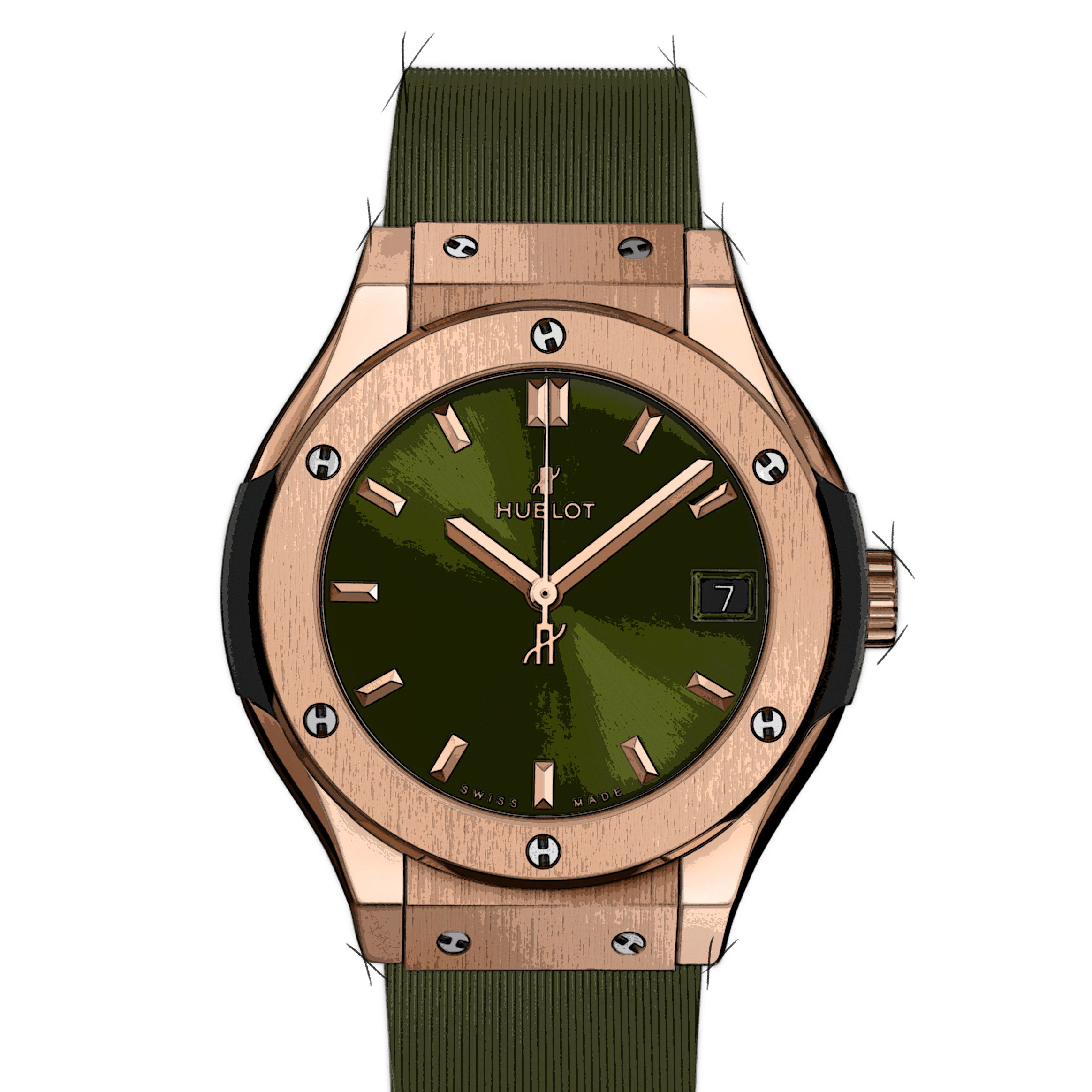 521.OX.1180.LR Hublot Classic Fusion 45mm Red Gold