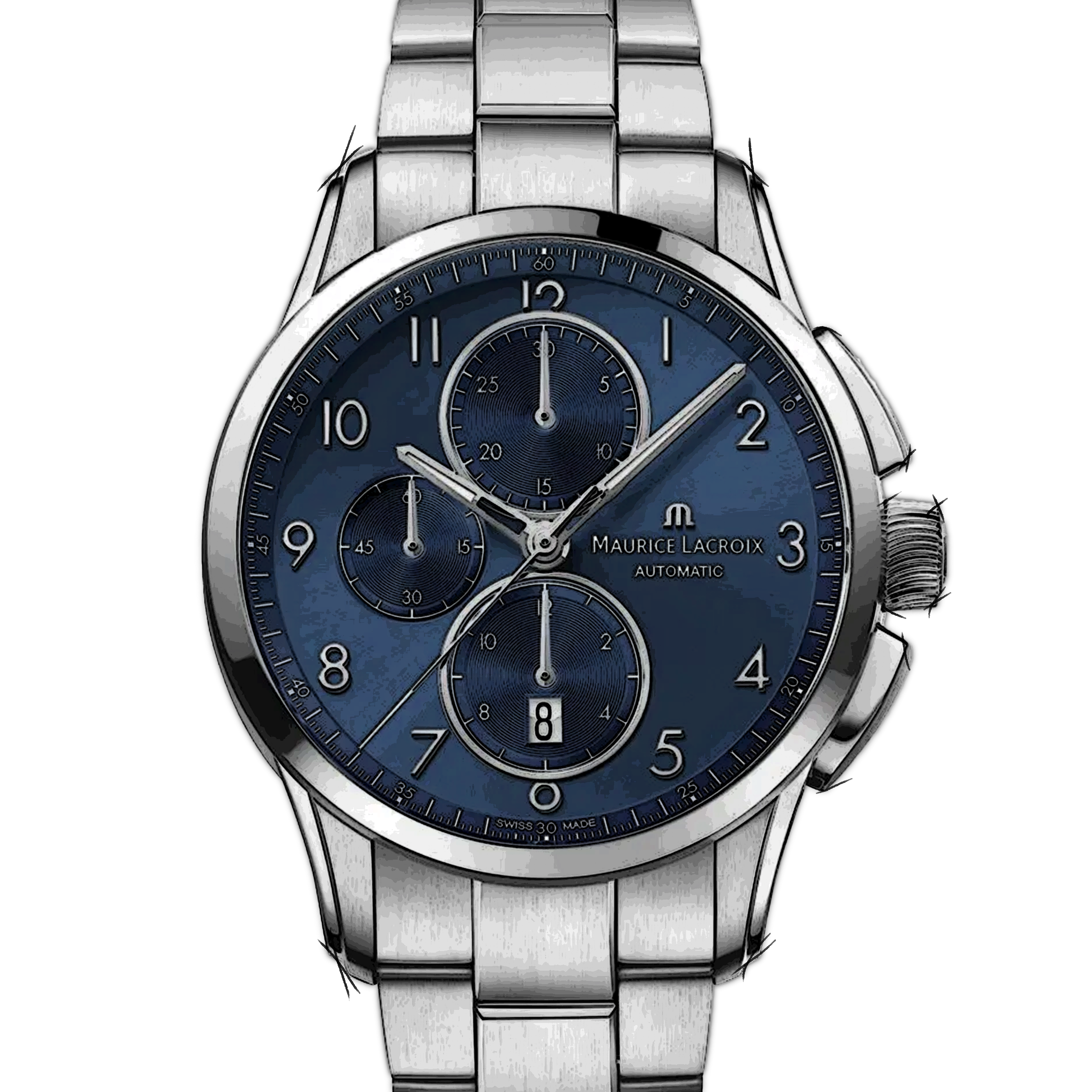 Pontos Maurice in Stainless CHRONEXT Lacroix | Steel PT6388-SS002-420-1