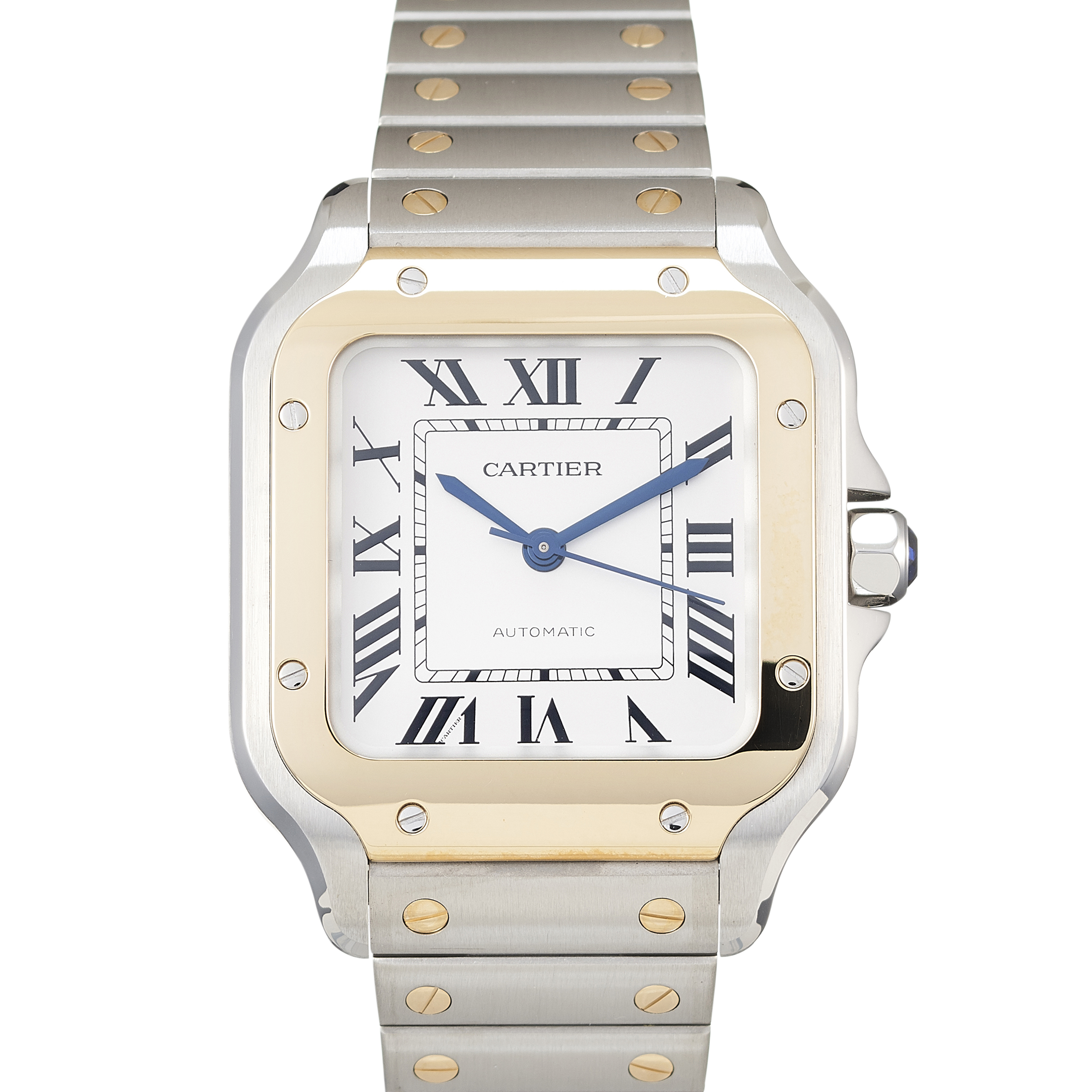 Cartier Santos W2SA0016 in Stainless Steel Yellow Gold CHRONEXT