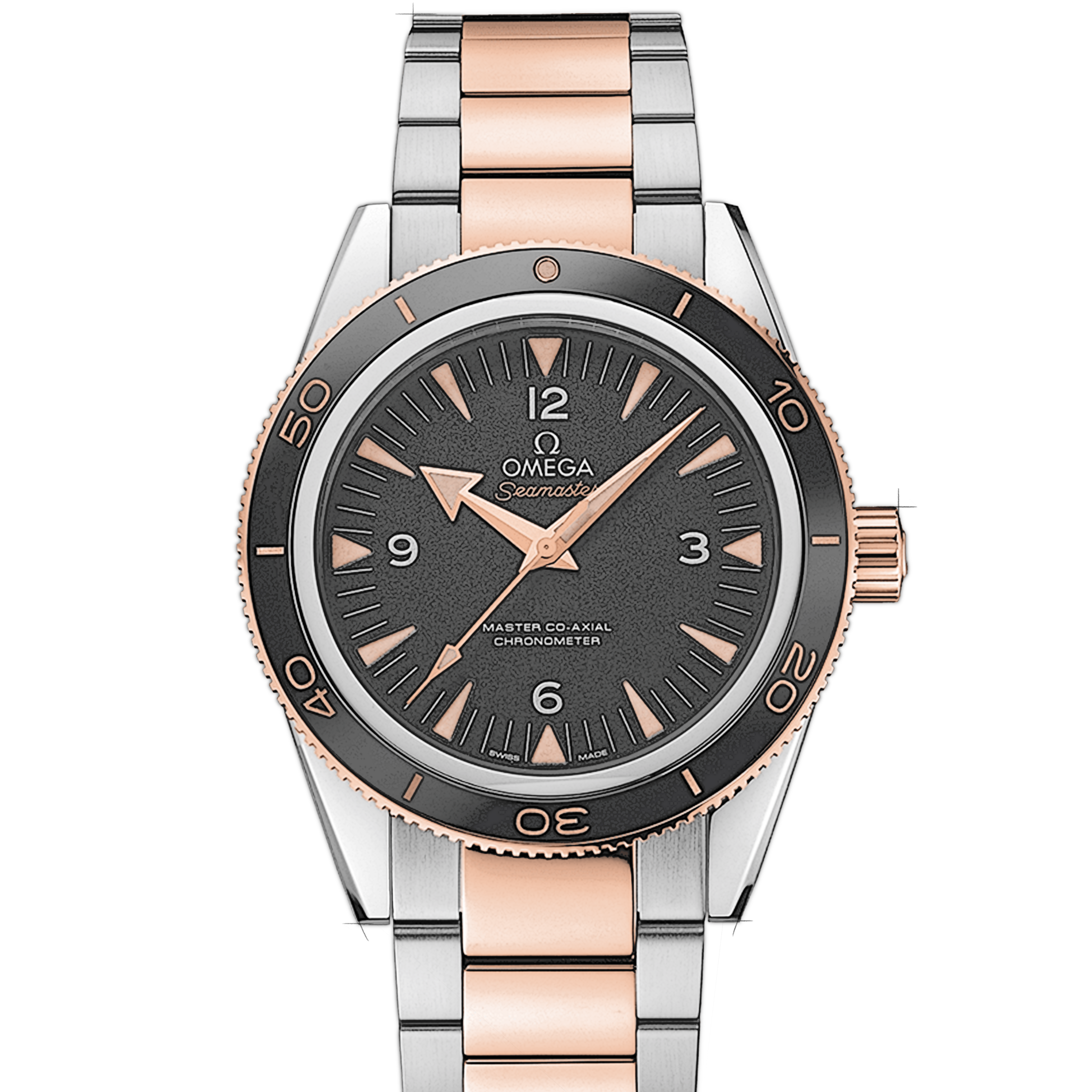 Omega Seamaster 233.20.41.21.01.001 in Stainless Steel Rose Gold CHRONEXT