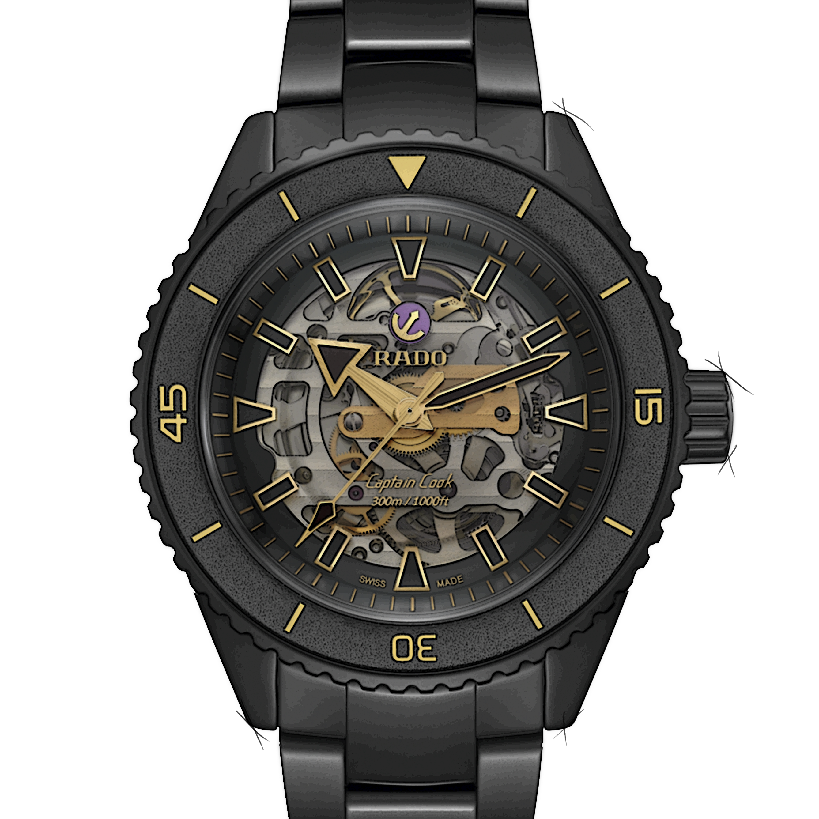 Rado Captain Cook R32147162 in Ceramic | CHRONEXT