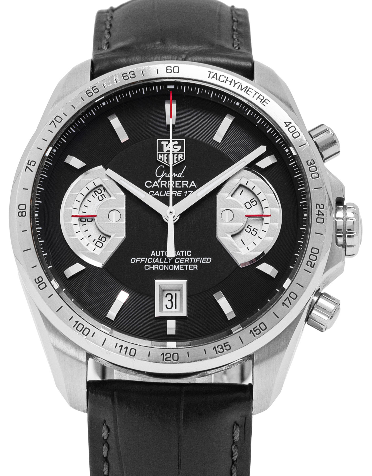 時計 TAG Heuer Grand Carrera CAV511A Ρολόι TAG Heuer Grand Carrera Black Dial, CAV511A