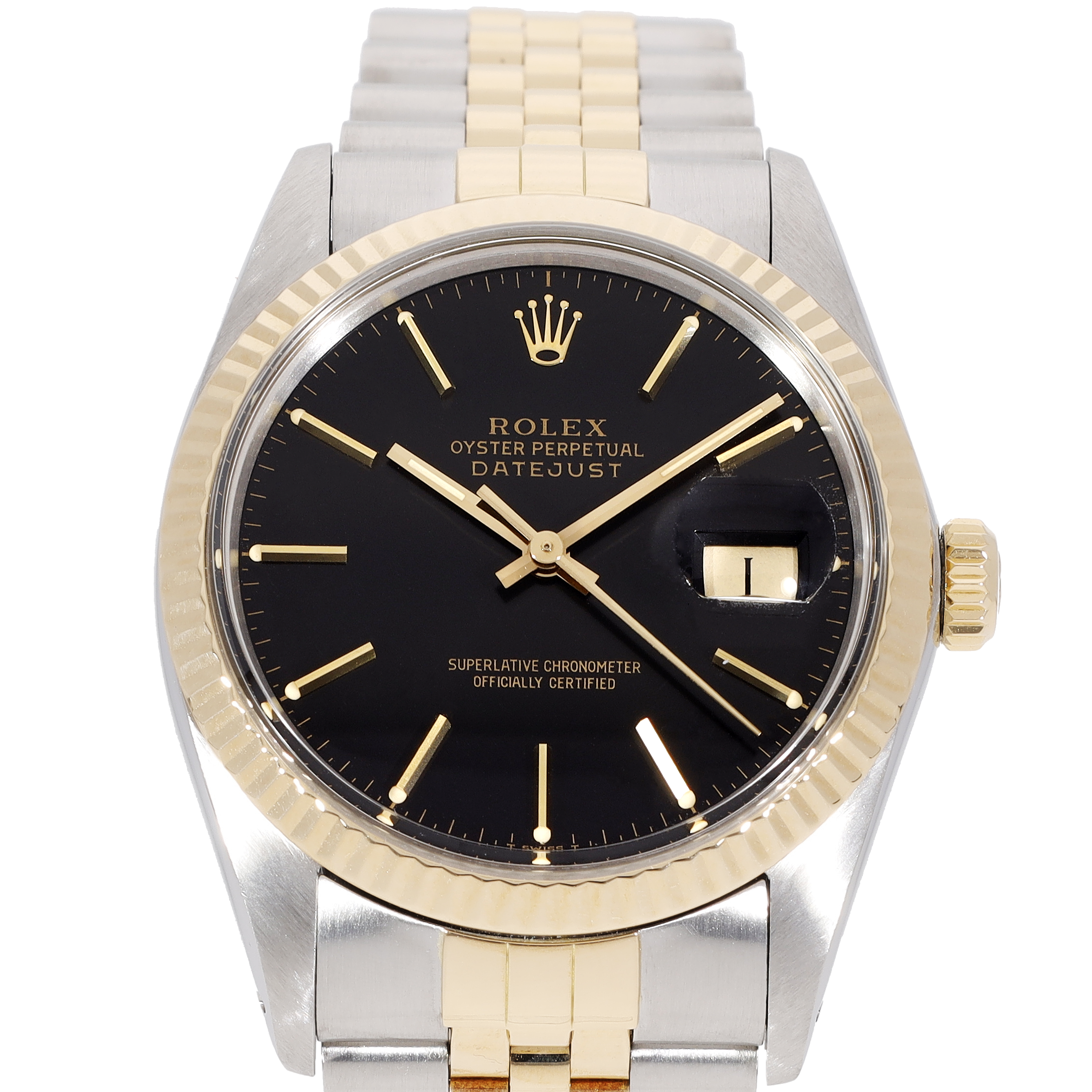 Rolex Datejust 16013 in Stainless Steel Yellow Gold | CHRONEXT