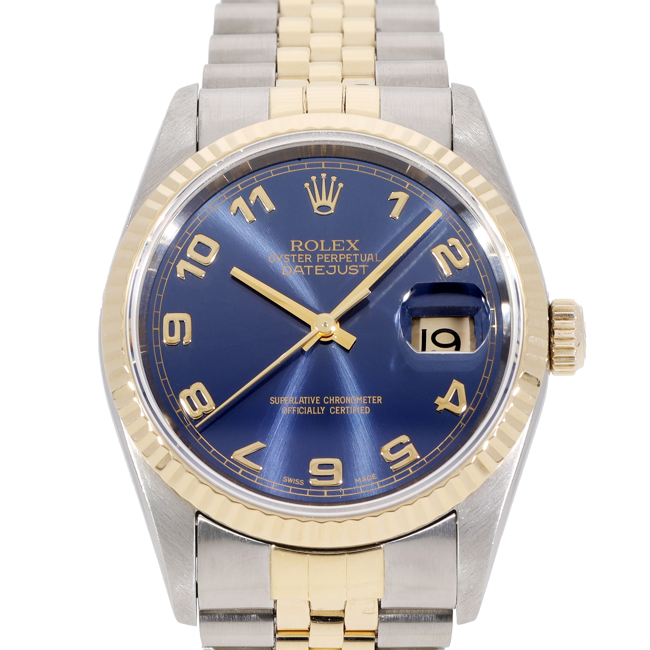 ROLEX ロレックス　16233/16013用　純正駒　1駒　K18/SS Rolex Datejust 16233 in Stainless Steel Yellow Gold | CHRONEXT