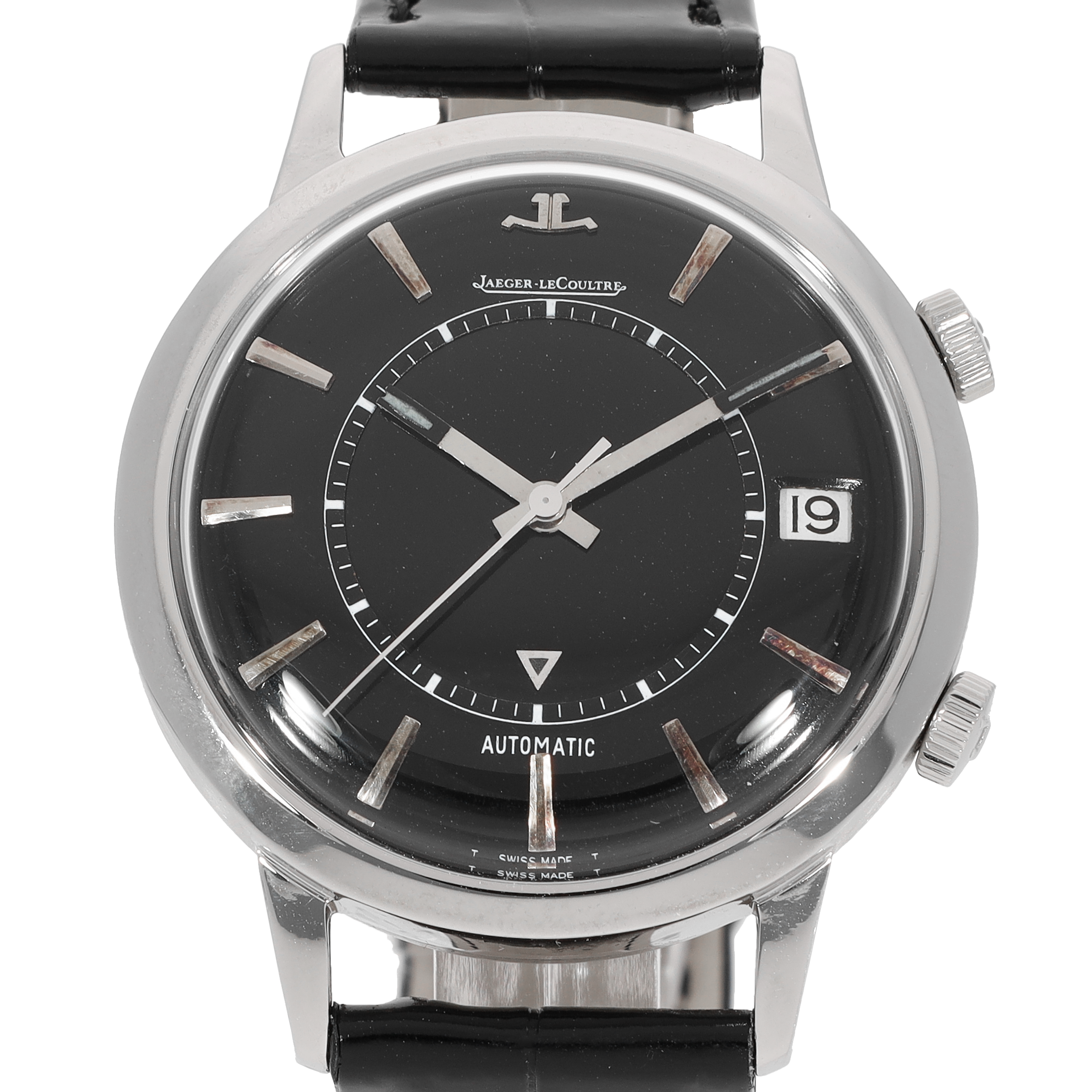 Jaeger-LeCoultre Memovox 855 in Stainless Steel | CHRONEXT