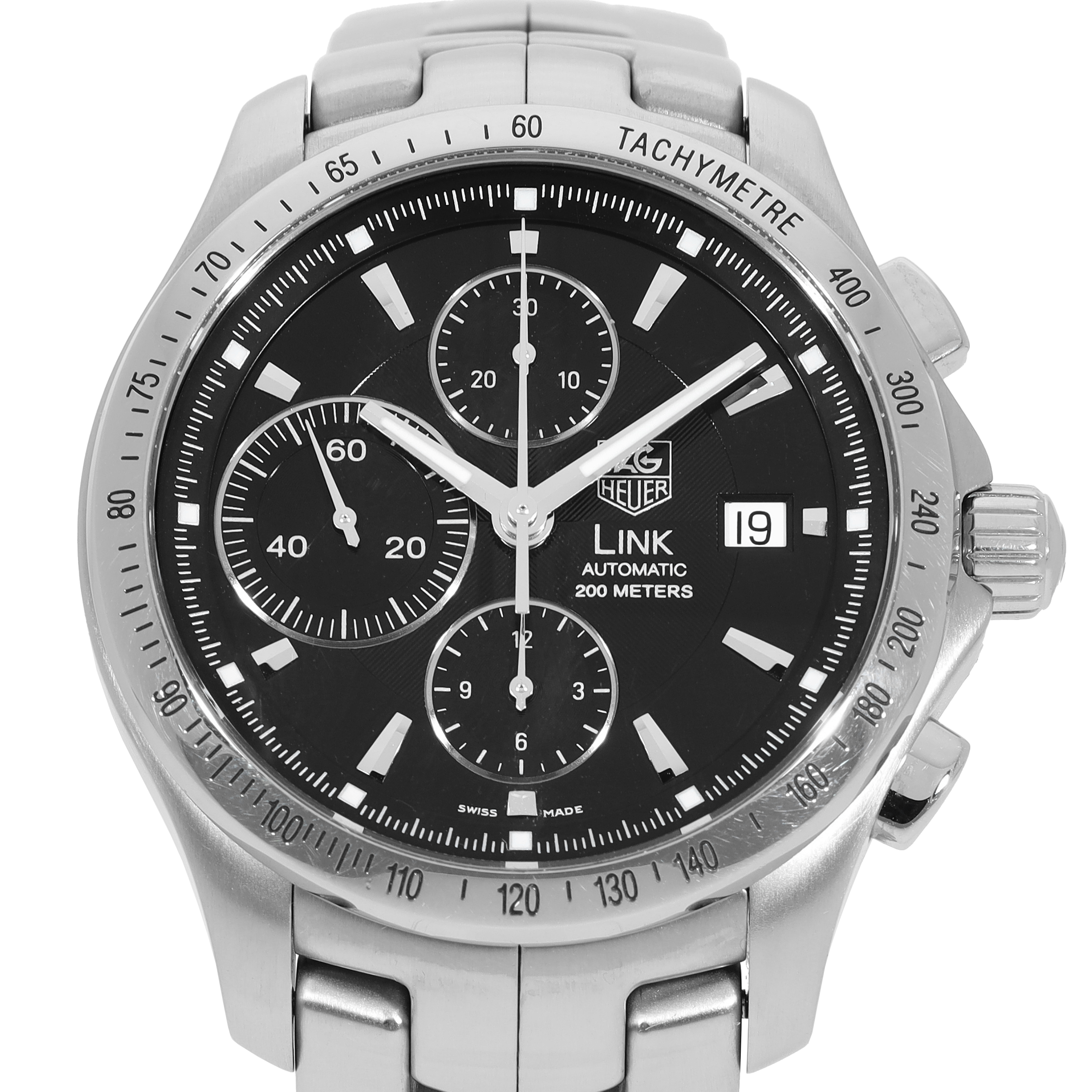 TAG Heuer Link Chronograph シルバー TAG Heuer Link Chronograph Circa 2009 | New York Jewelers Chicago