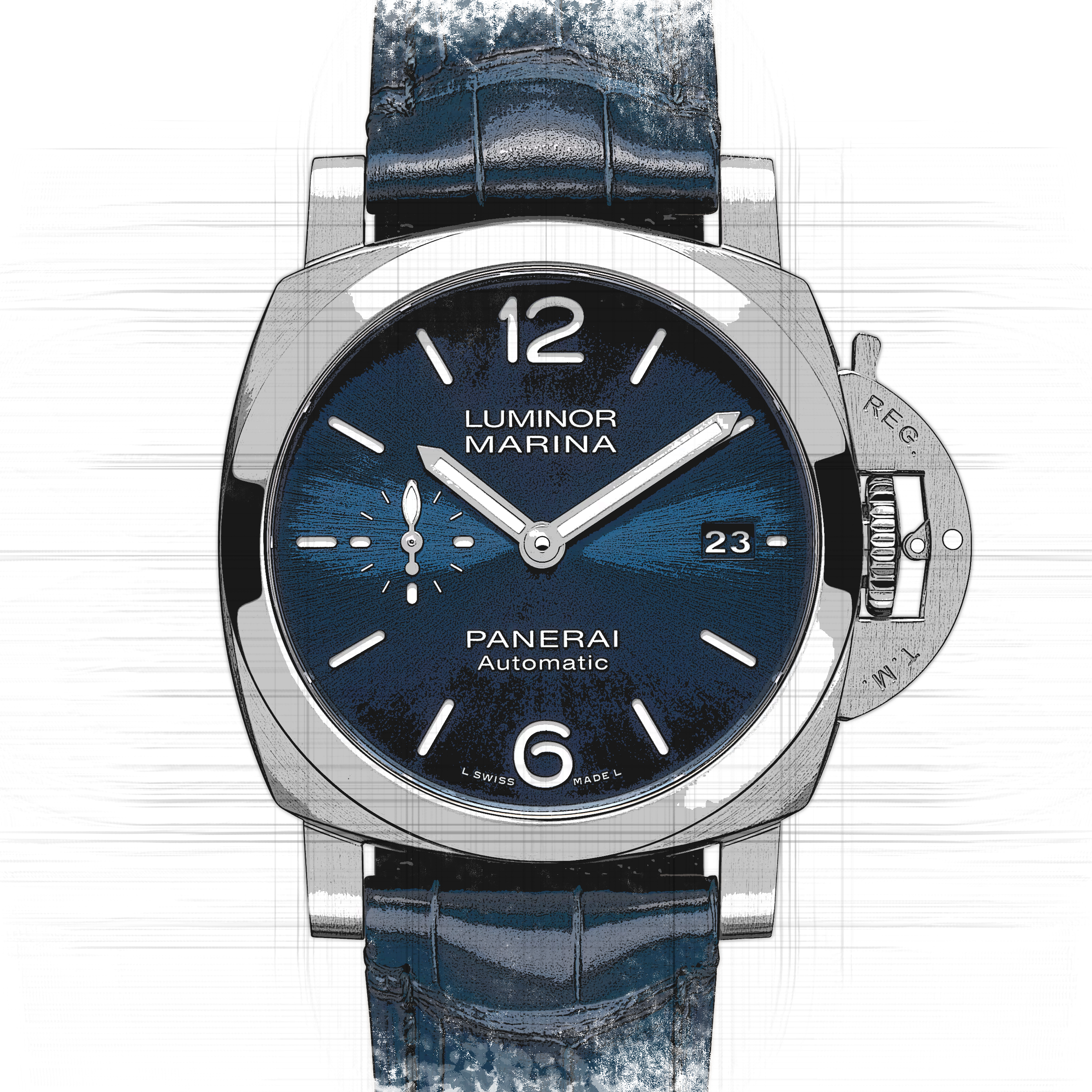 Panerai Luminor PAM01370 in Edelstahl CHRONEXT