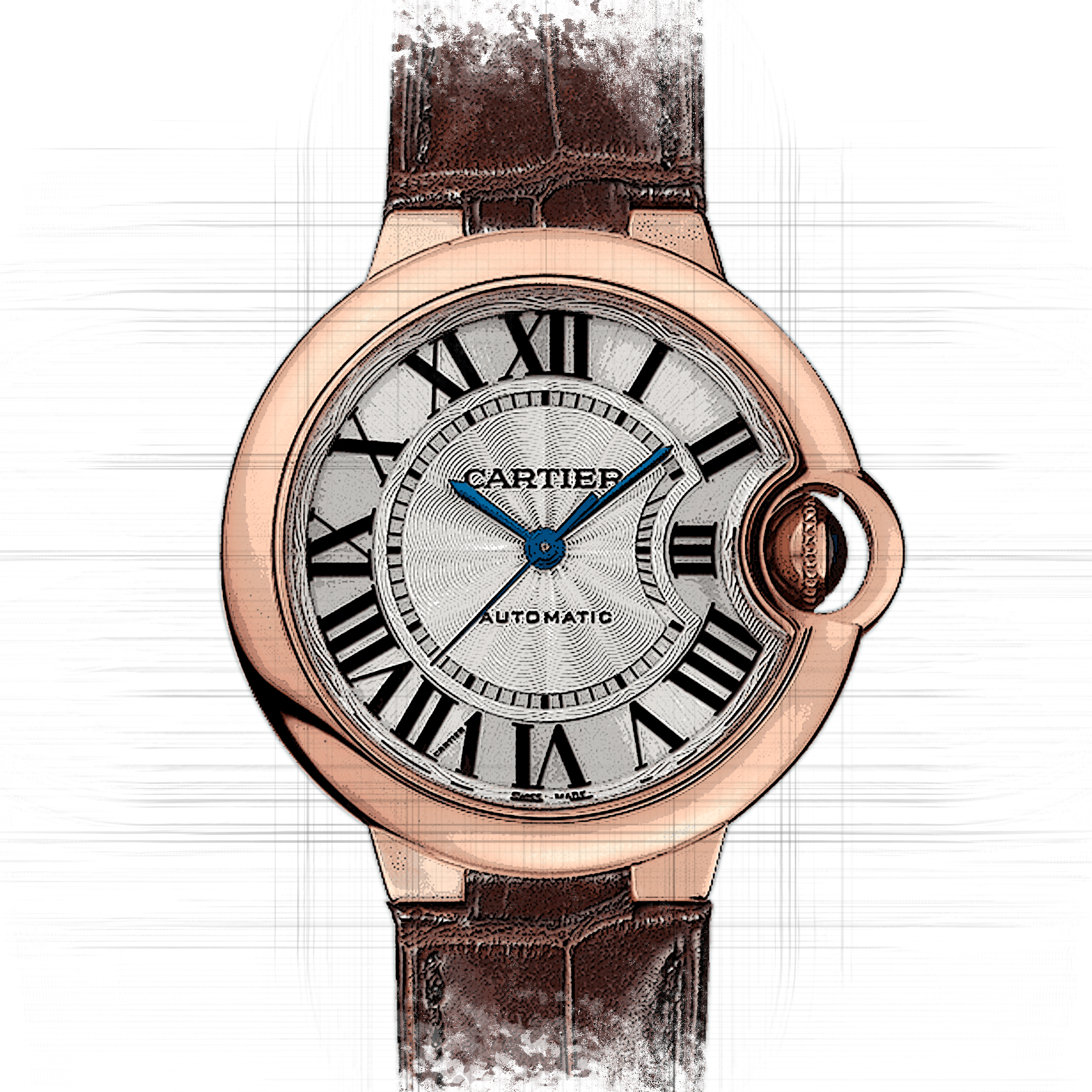 Cartier Ballon Bleu W6920097 en Or rose CHRONEXT - Main Image