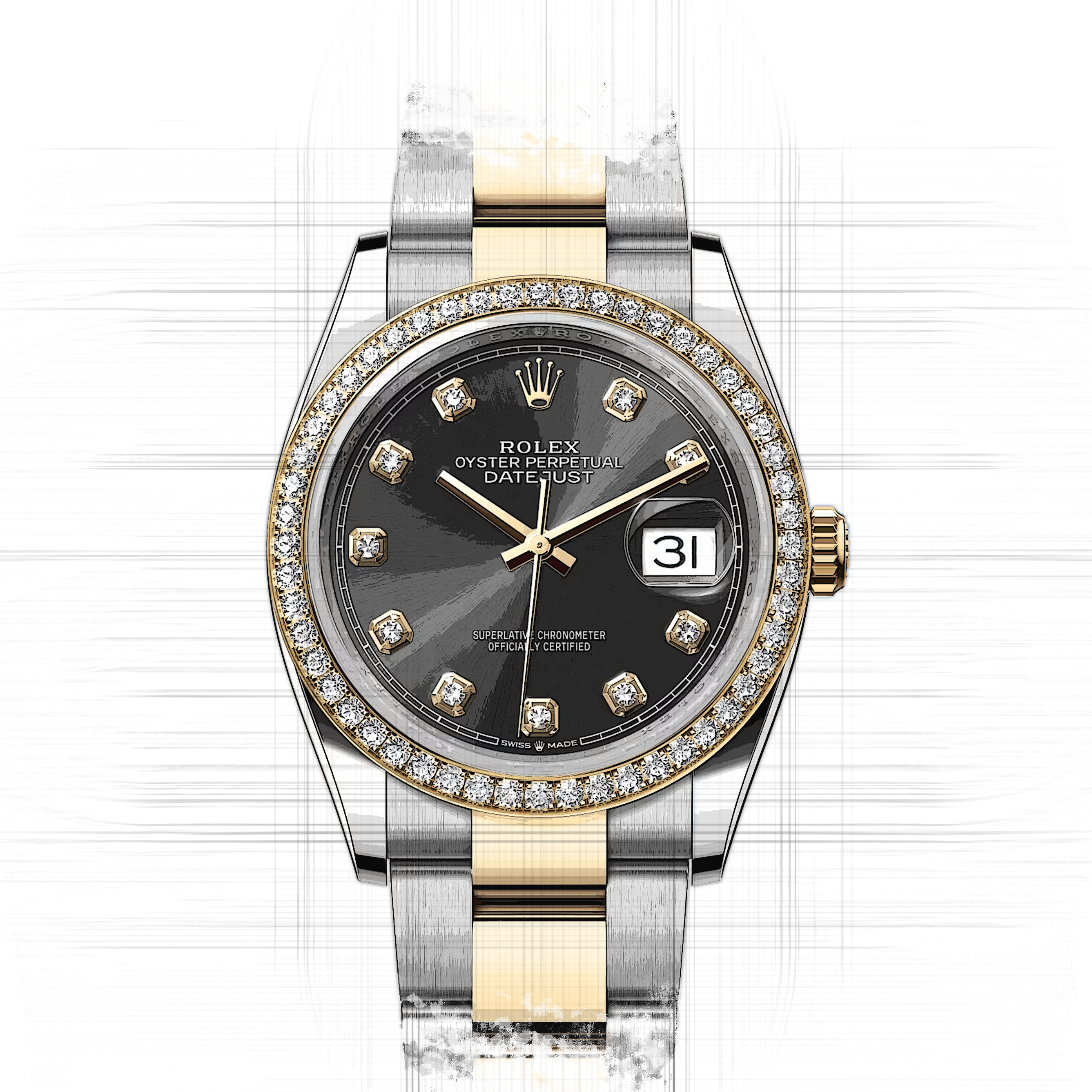 Rolex Datejust 126283RBR in Acciaio inox oro giallo CHRONEXT