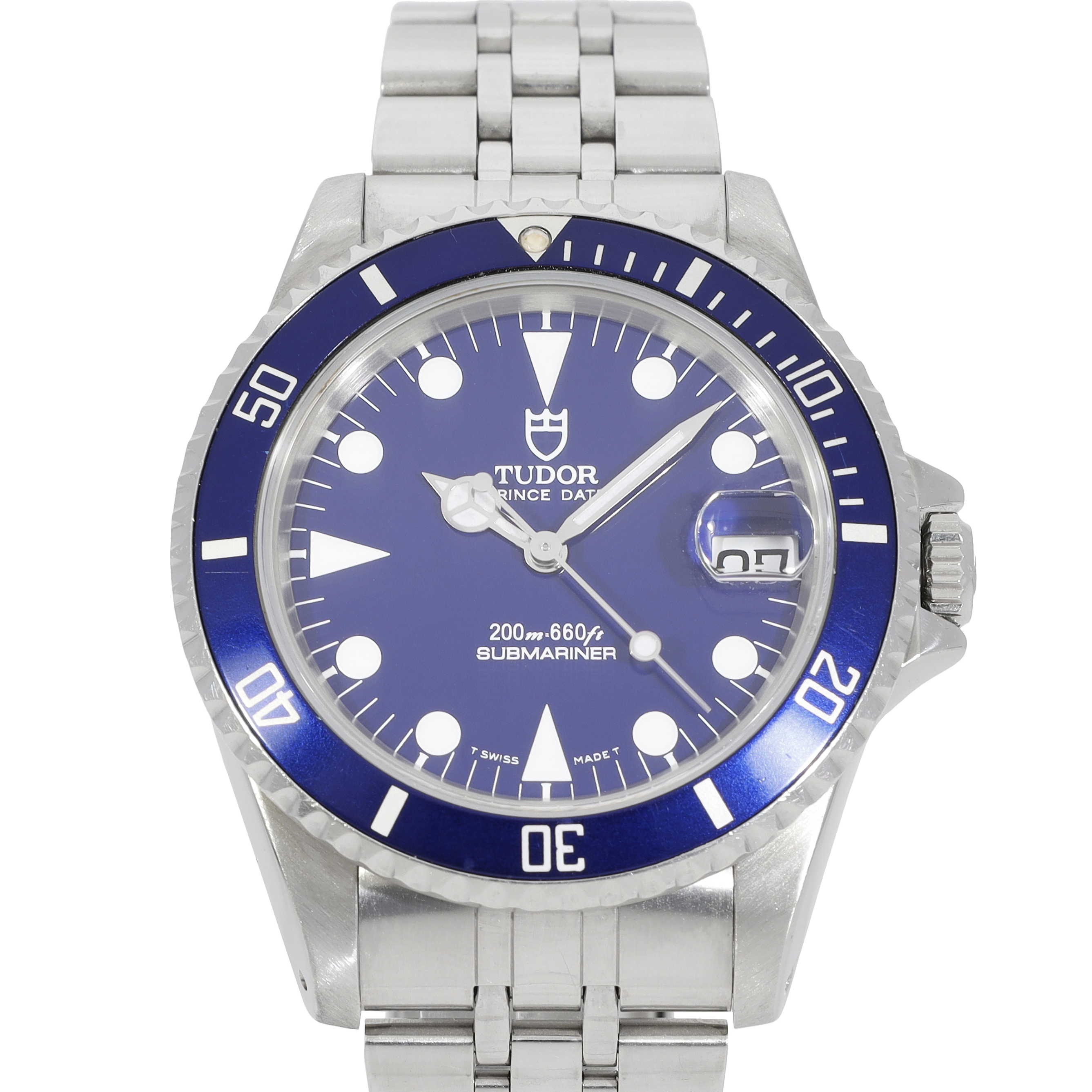 と*と様 TUDOR OYSTERDATE SUBMARINER 稼動品 Tudor Oysterdate Submariner 75190 in Stainless Steel | CHRONEXT