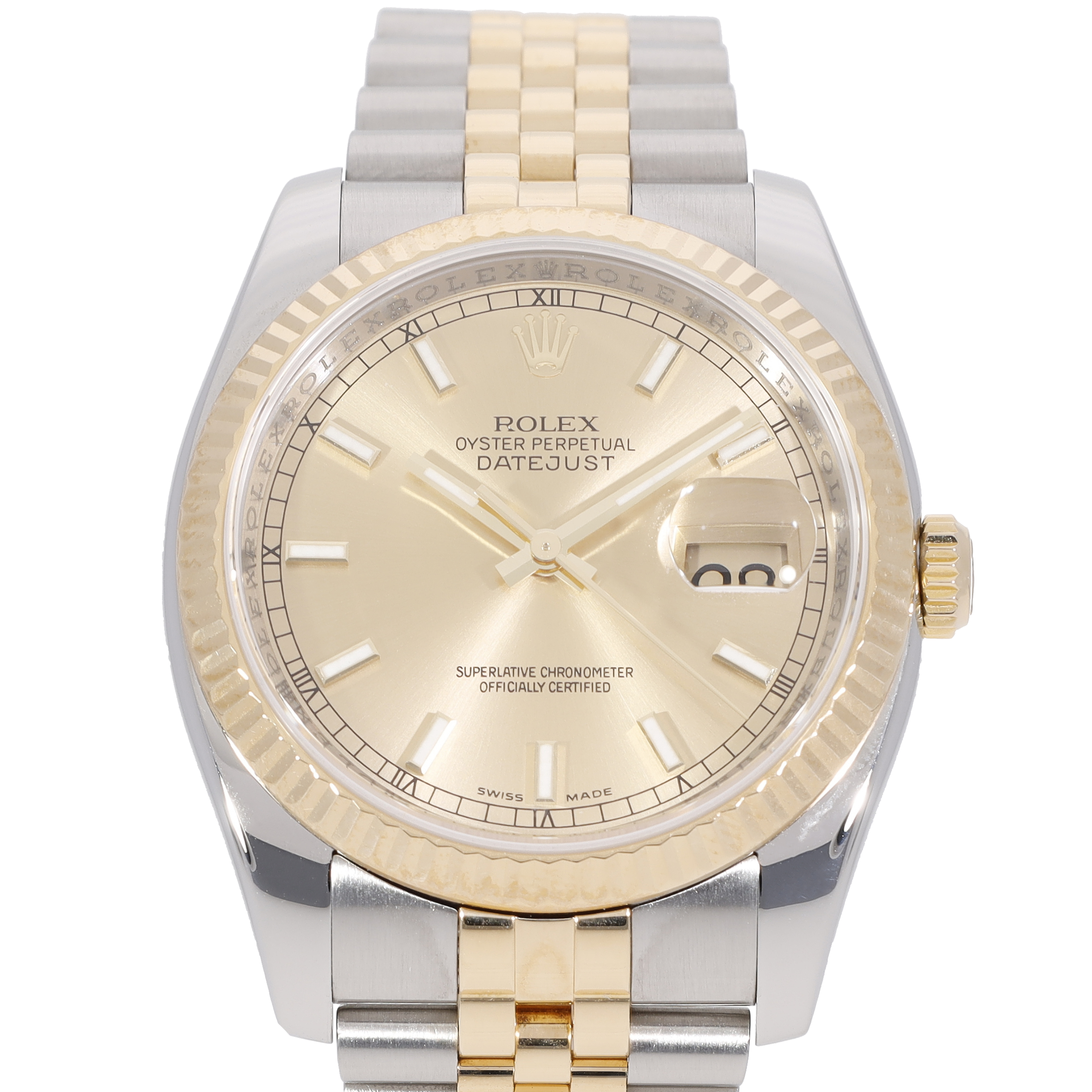 Rolex Datejust 116233 in Stainless Steel Yellow Gold | CHRONEXT
