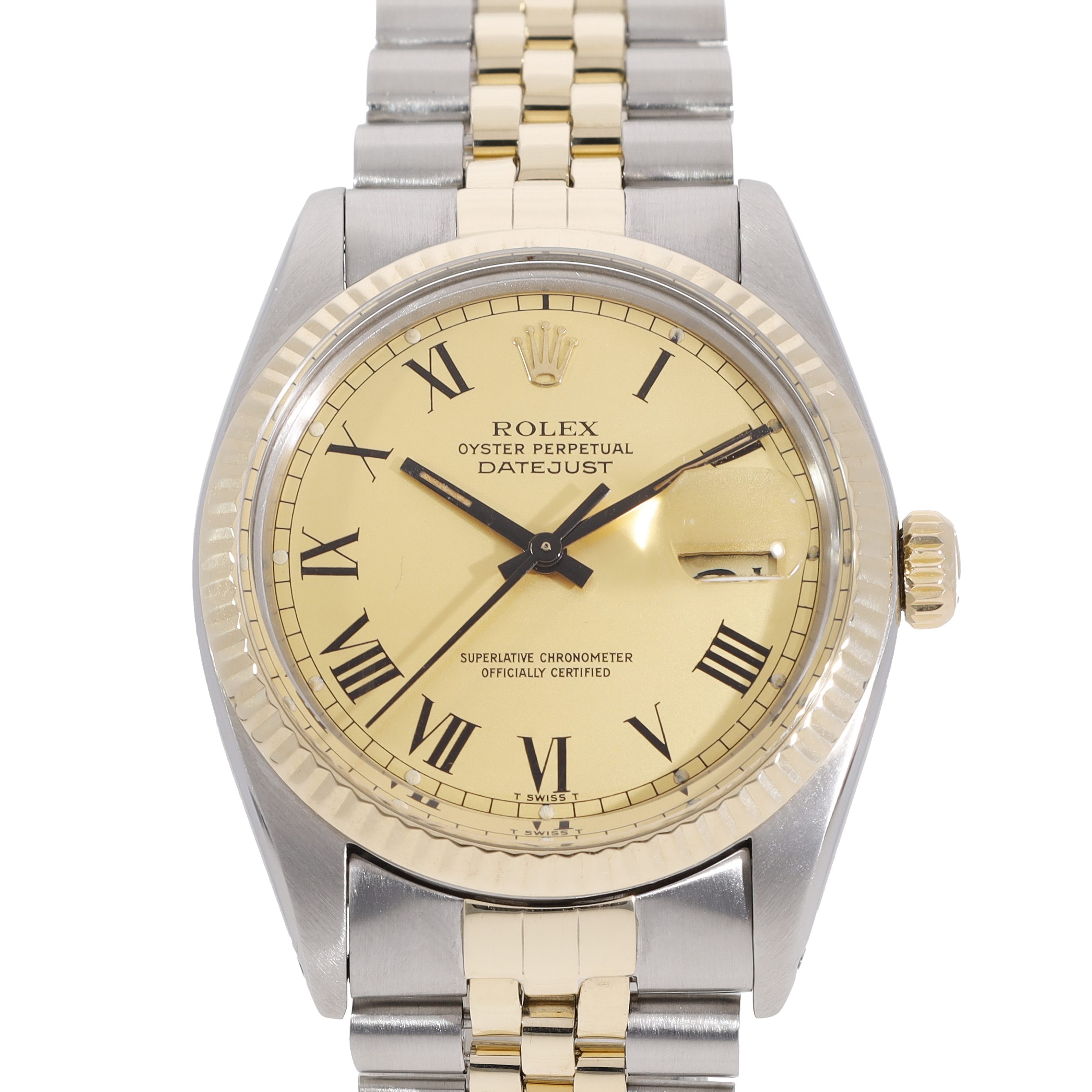 Rolex Datejust 16013 in Stainless Steel Gold | CHRONEXT