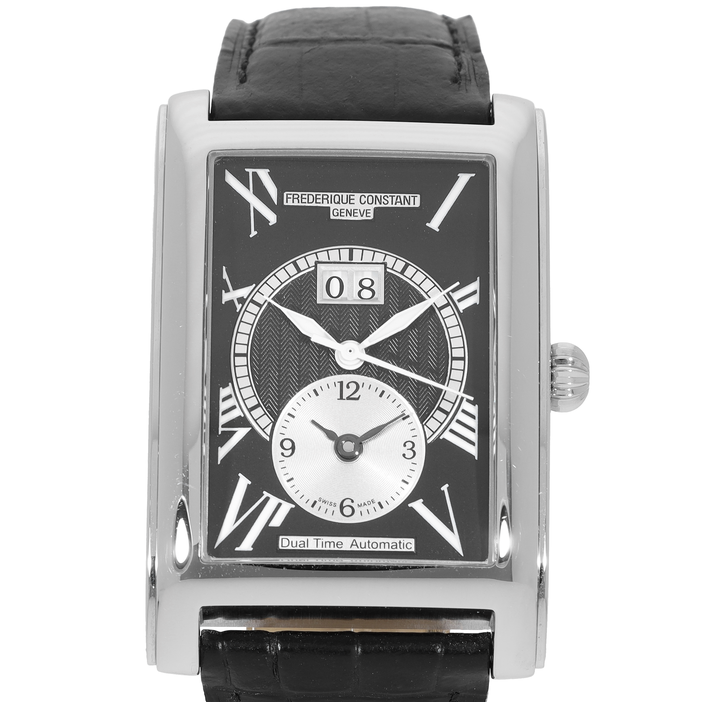 Frederique Constant Dual Time FC325X4C/24/5/6 in Roestvrij staal